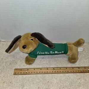 🔥I Love You This Much 11" Long Dachshund Weiner Dog